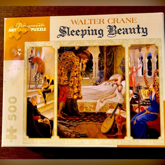 Puzzle: Pomegranate Artpiece Puzzle - Walter Crane Sleeping Beauty, 500 Piece - Picture 1 of 13
